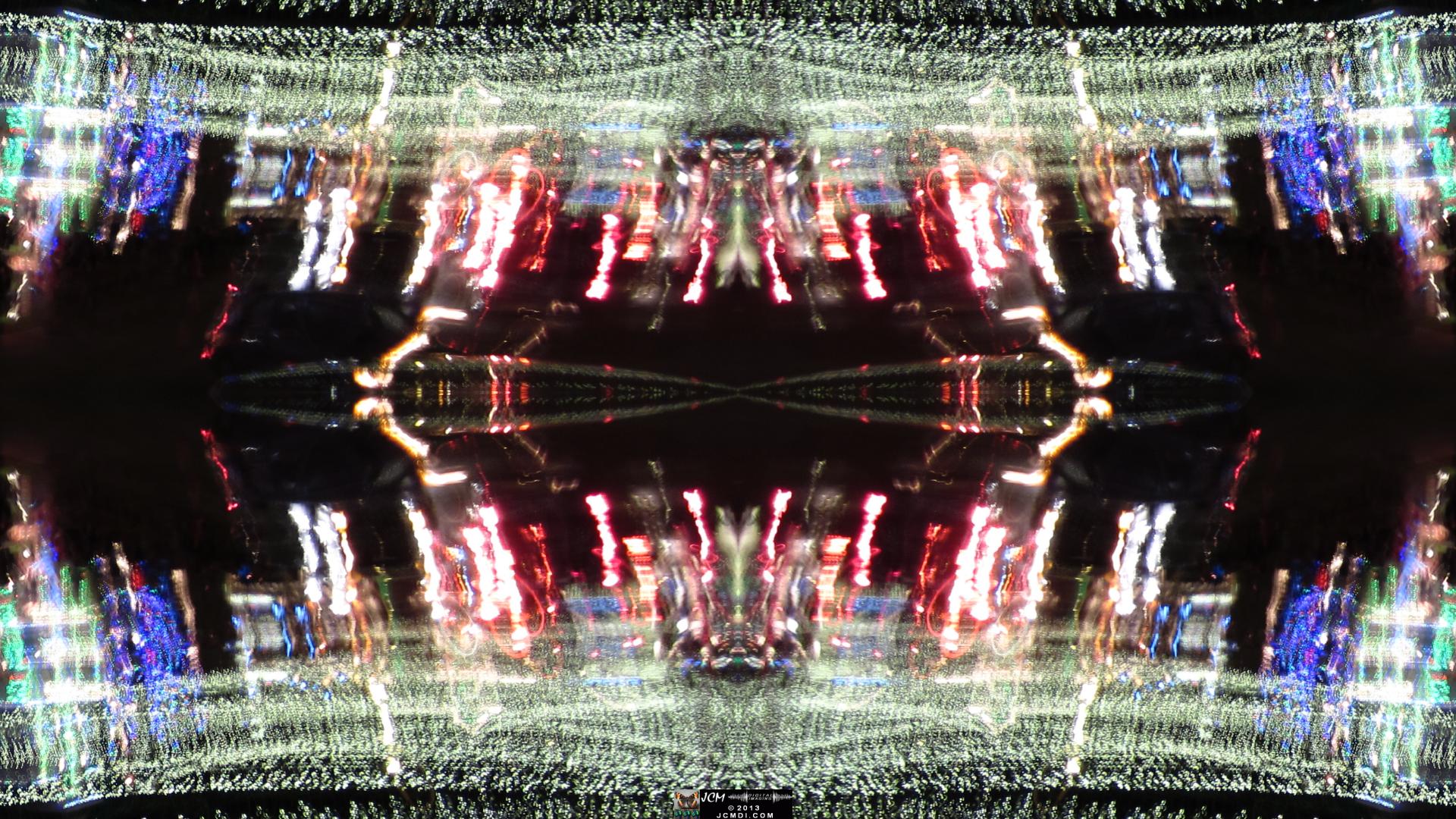 Wakefield Holiday Lightshow 2013 Quadroscopic long exposure artwork